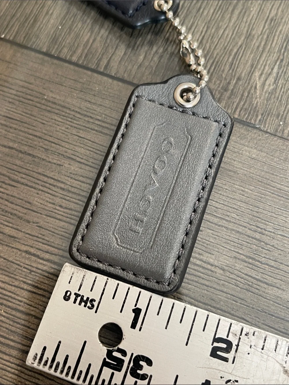 Coach Madison Op Art Ikat Isable Replacement Hangtags Only Dark Navy & Gunmetal